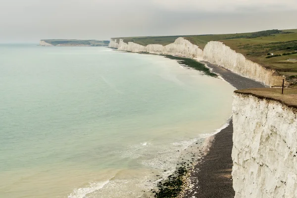 Siedem sióstr z Birling Gap, w pobliżu Eastbourne — Zdjęcie stockowe