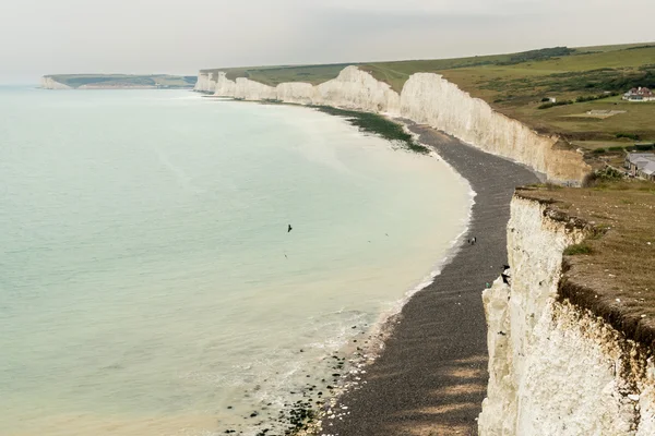 พี่น้องทั้งเจ็ดจากช่องว่างของ Birling ใกล้ Eastbourne — ภาพถ่ายสต็อก