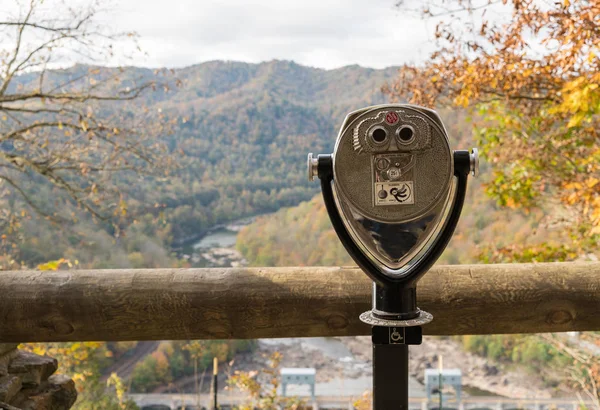 Coin operated binoculars at Hawks Nest — Stock Photo, Image