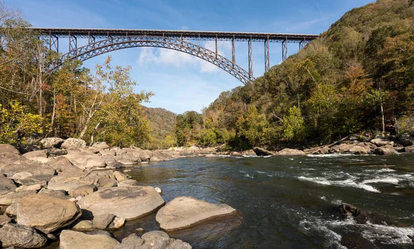 New River Gorge Bridge nella Virginia Occidentale — Foto Stock