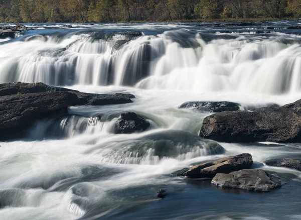 Pískovcové vodopády na New River Summers County West Virginia — Stock fotografie