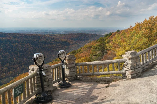 Coin operated binoculars at Coopers Rock — Stock Photo, Image