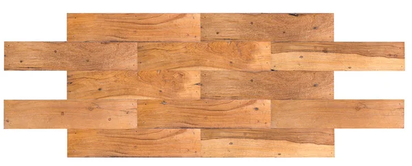 Vecchie assi di legno unite in pannello — Foto Stock