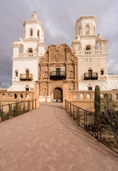 San Xavier del Bac missie buiten Tucson Arizona — Stockfoto