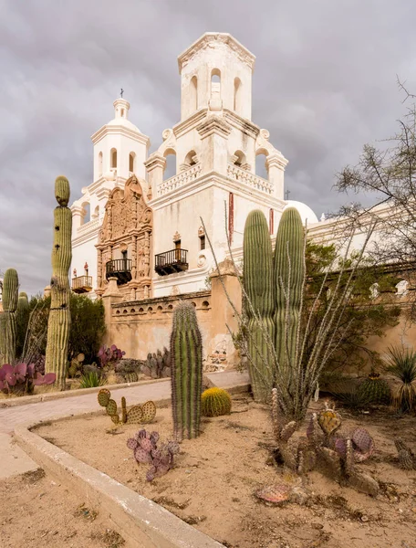 Missione di San Xavier del Bac fuori Tucson Arizona — Foto Stock