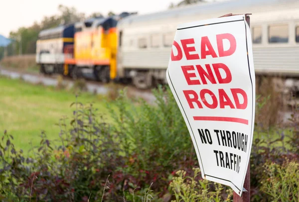 Dieselmotor op treinreis vallei — Stockfoto