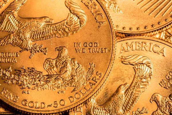 Liberty Gold Eagle een ounce munt — Stockfoto