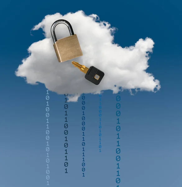 Illustration of cloud computing security challenges — Stock Photo, Image
