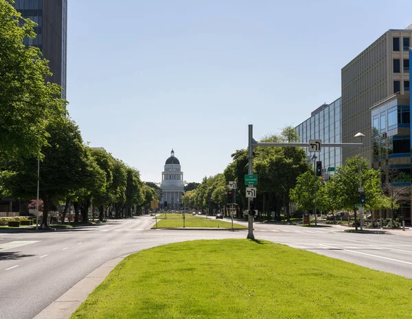 Edifício do Capitólio do Estado da Califórnia em Sacramento — Fotografia de Stock