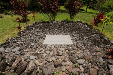 Havacı Charles Lindbergh Hana Maui yakınındaki mezar