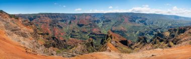 Kauai 'deki Waimea Kanyonu Panoraması