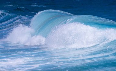 Okyanus dalgaları Hawaii kapalı dondurulmuş hareket