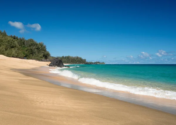 Lumahai Beach Kauai par temps calme — Photo