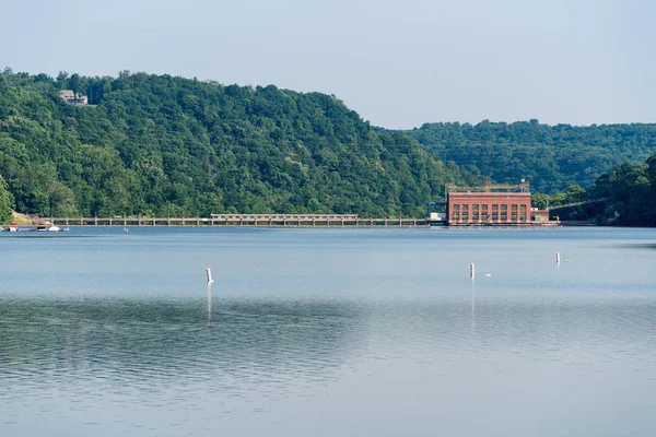 Centrale idroelettrica Lago Lynn Morgantown WV — Foto Stock