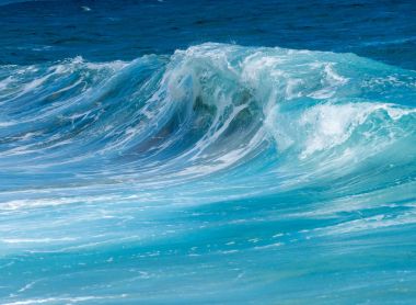 Okyanus dalgaları Hawaii kapalı dondurulmuş hareket