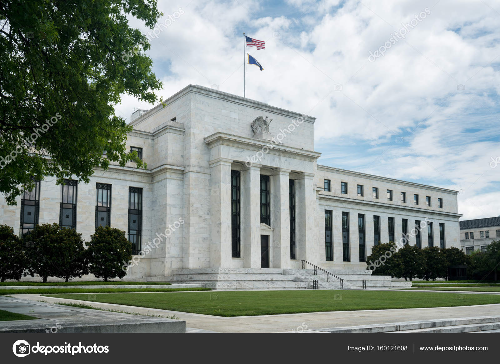 연방 준비 제도 이사회 본부 워싱턴 Dc 건물 — 스톡 사진 © steveheap #160121608