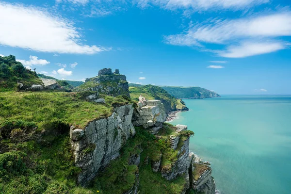 The South West Coast Path near Lynmouth — Stock Photo, Image