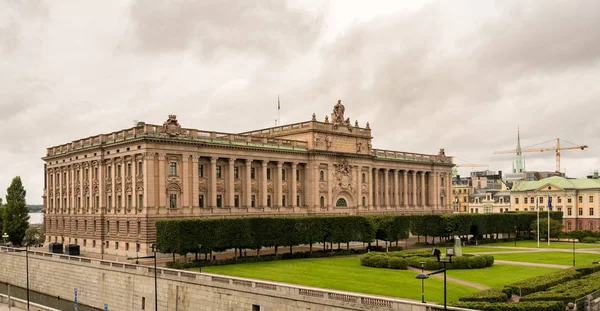 Parlemen Riksdag bangunan di Stockholm — Stok Foto