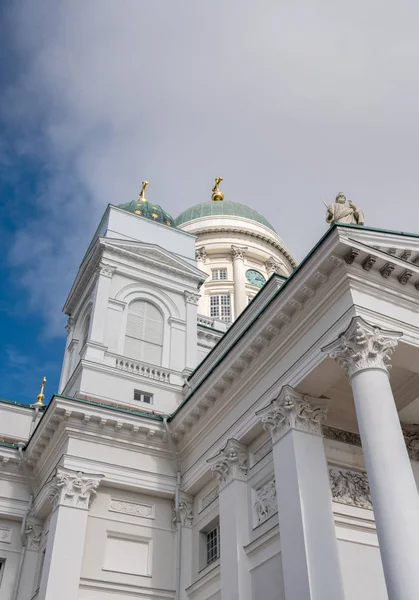 Dettaglio della Cattedrale di Helsinki in Finlandia — Foto Stock