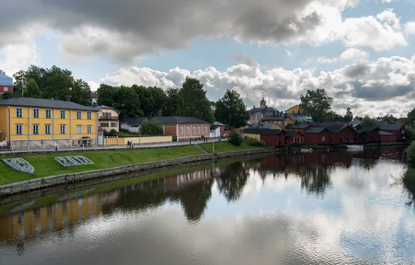 Porvoo, Finlandiya eski ahşap evler