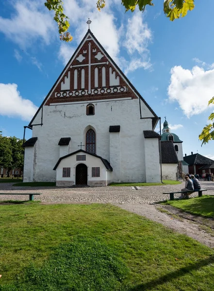大教堂在波尔沃，芬兰 — 图库照片
