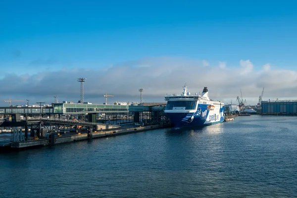 Eckero Line ferry loď Finlandia v Helsinkách — Stock fotografie