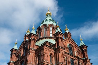 Uspenski Katedrali'ne helsinki Finlandiya