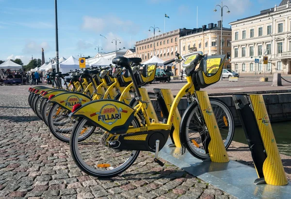 Alepa Fillari bikes to rent in Helsinki Finland — Stock Photo, Image
