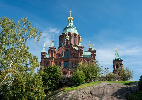 Katedrála Uspenski v helsinki Finsko — Stock fotografie