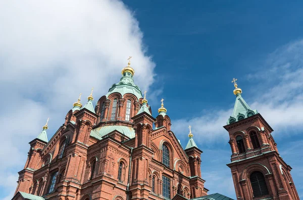 Cattedrale di Uspenski a Helsinki Finlandia — Foto Stock