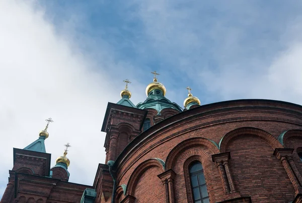 Uspenski Cathedral in Helsinki Finland — Stock Photo, Image
