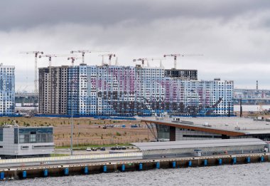 Rusya'da yolcu bağlantı noktasına göre yeni apartmanlar