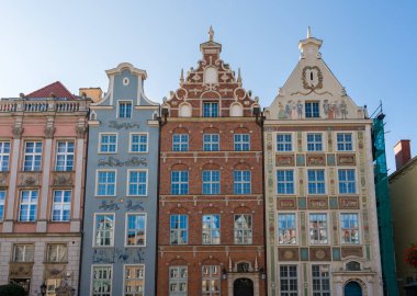 Gdansk, Polonya için uzun Lane evlerine geri