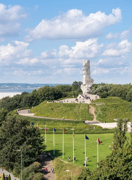 Memoriale di Westerplatte a Danzica, Polonia — Foto Stock