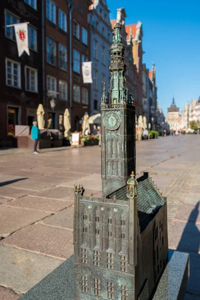 Modelo del antiguo ayuntamiento de Gdansk, Polonia —  Fotos de Stock