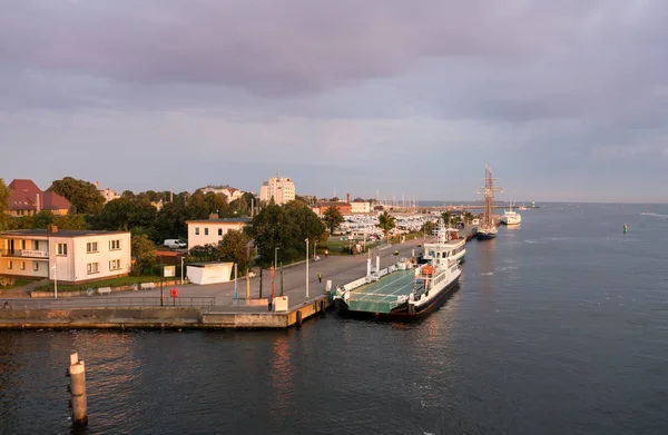 Порт Варнемунде-Росток — стоковое фото