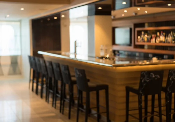 Defocused interior of modern bar — Stock Photo, Image