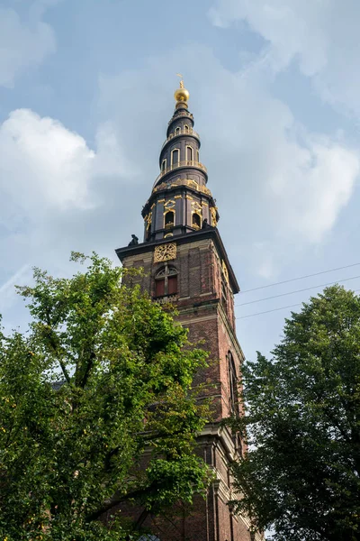 Iglesia de nuestro salvador en Copenhague, Dinamarca —  Fotos de Stock
