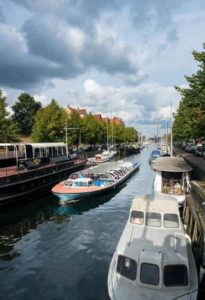 Christianshavns Kanal à Copenhague Danemark — Photo