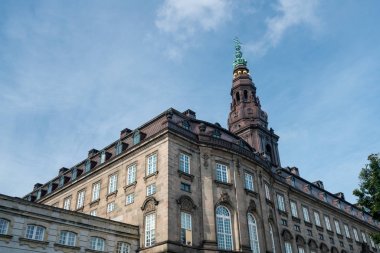 Danimarka Kopenhag'da Christiansborg Sarayı