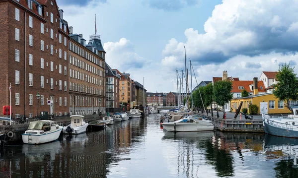 Christianshavns Kanal en Copenhague Dinamarca —  Fotos de Stock