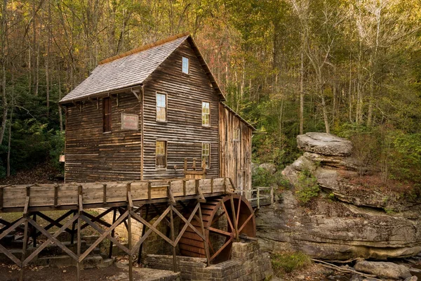 Moulin à grain Babcock en Virginie occidentale — Photo