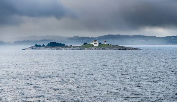 Feistein Lighthouse near Stavanger in Norway — Stock Photo, Image