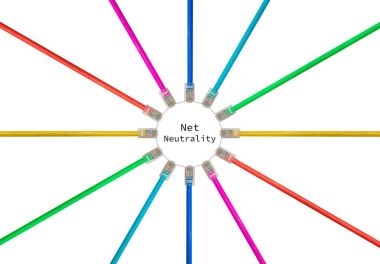 Internet bağlantıları göstermek için düzenleme izole cat5 kablo