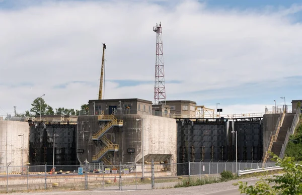 Lock 5 en Welland Canal entre los lagos Erie y Ontario —  Fotos de Stock