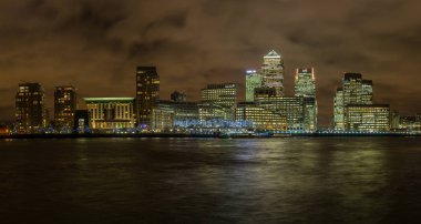 Canary Wharf Londra manzarası