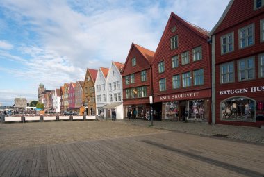 Bergen Norveç Bryggen Mağazalar