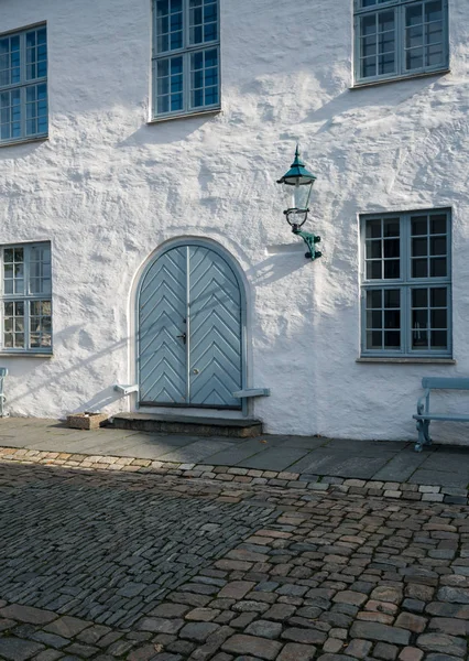 Haakons Hall belső Bergenhus erőd Bergenben — Stock Fotó