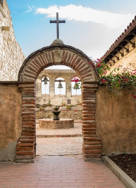 Bell tower in San Juan Capistrano mission — Stock Photo, Image