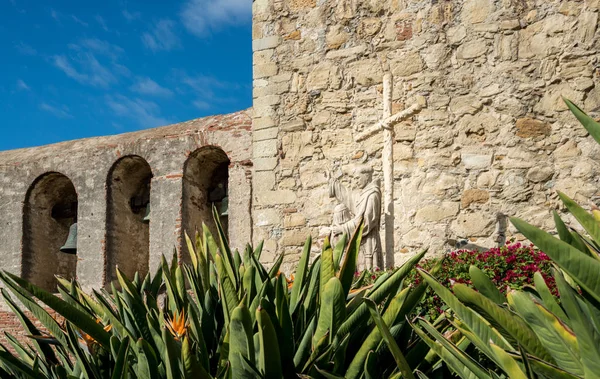 Bell tower in San Juan Capistrano missie — Stockfoto